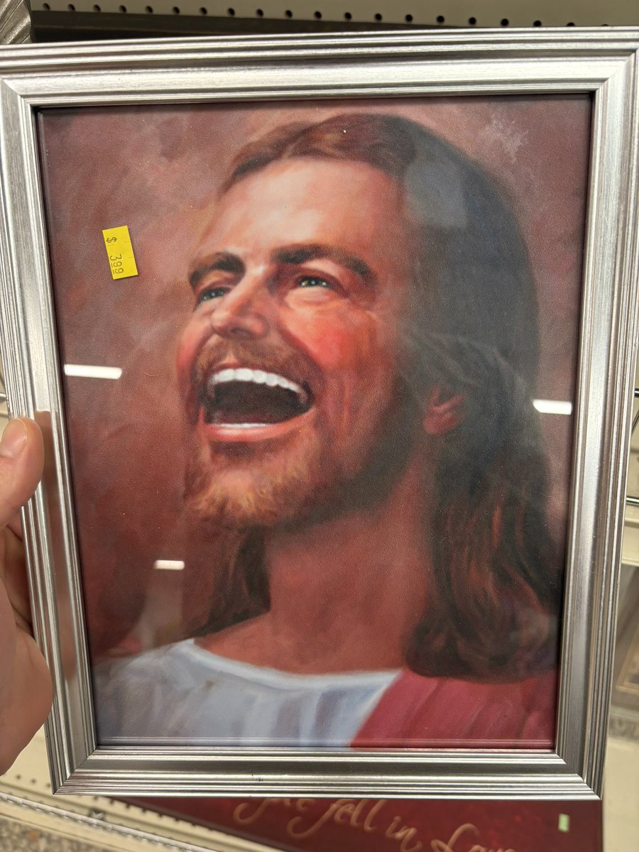 #POPCAT Jesus at Goodwill for 3.99 !