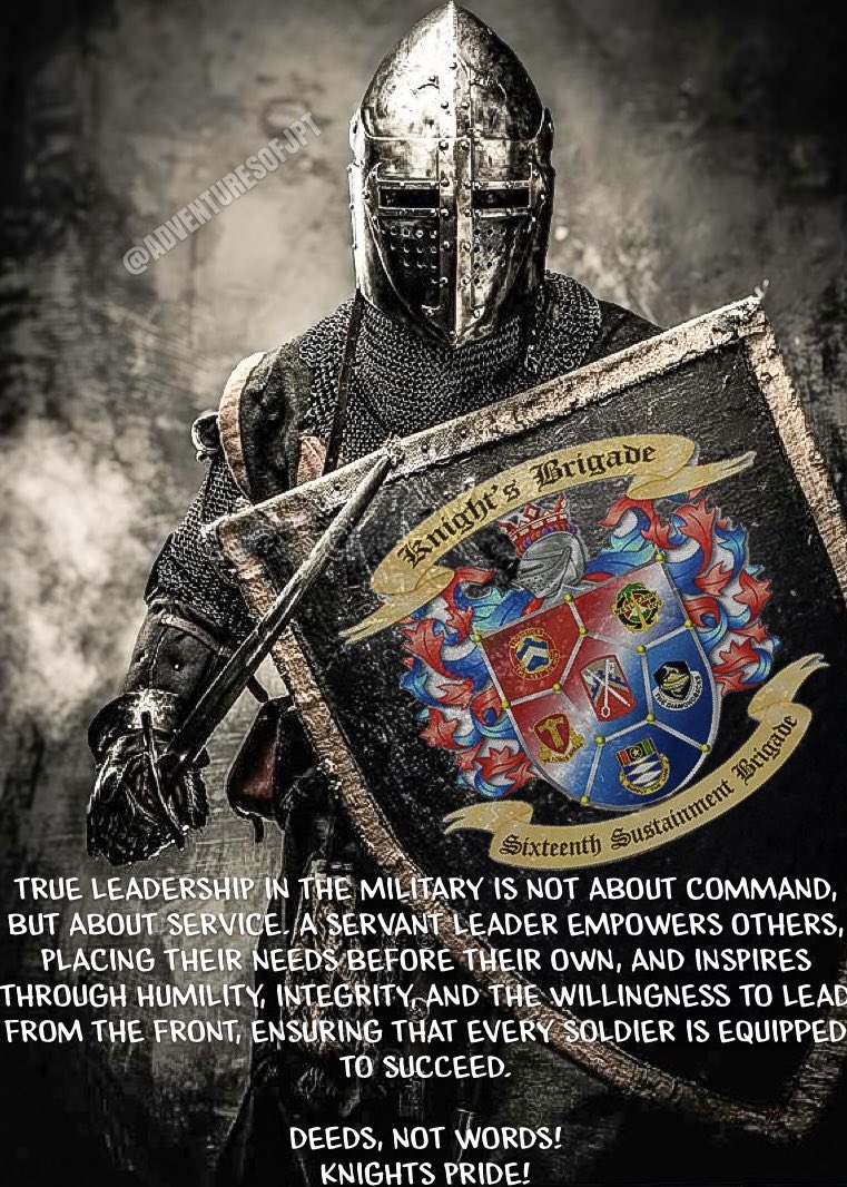adventuresofJPT's tweet photo. “Deeds, Not Words” is more than a motto—it’s a principle to live by. #StrongerTogether #FirstInsupport #DeedsNotWords #KnightsPride https://t.co/VCCJp44qWG