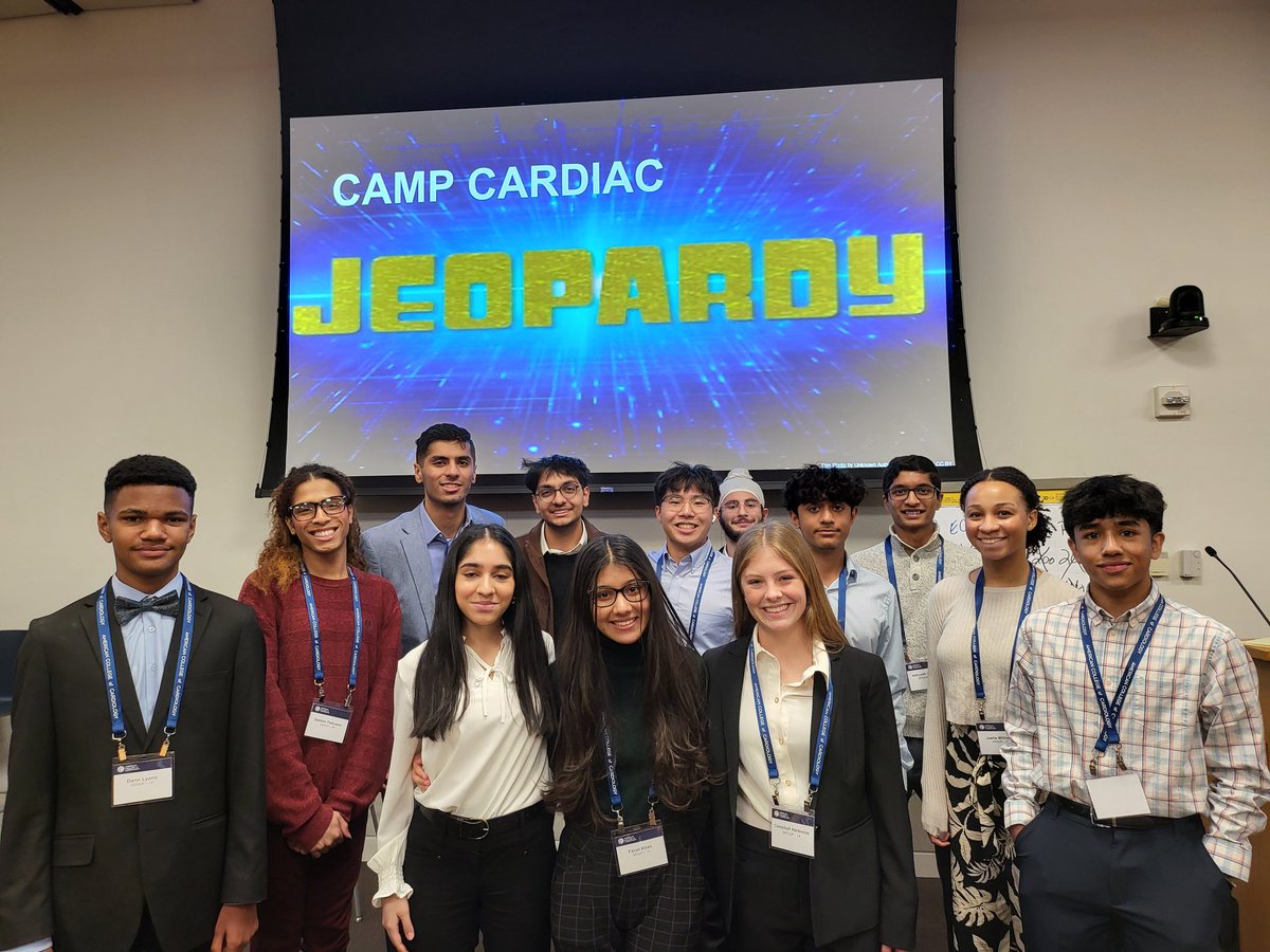The Young Scholars came with their A game playing Jeopardy at #campcardiac #acc #healthequity