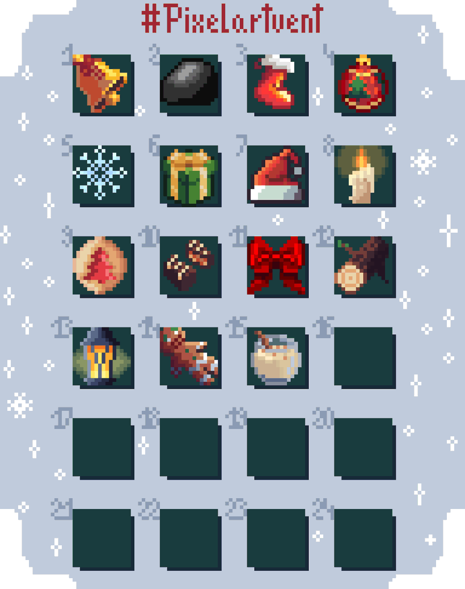 Dromuarga__'s tweet photo. Day 14 &amp; 15 of #pixelartvent - Gingerbread man and egg nog. I really enjoyed making them :) 
#pixelart https://t.co/chRG2hnGZq