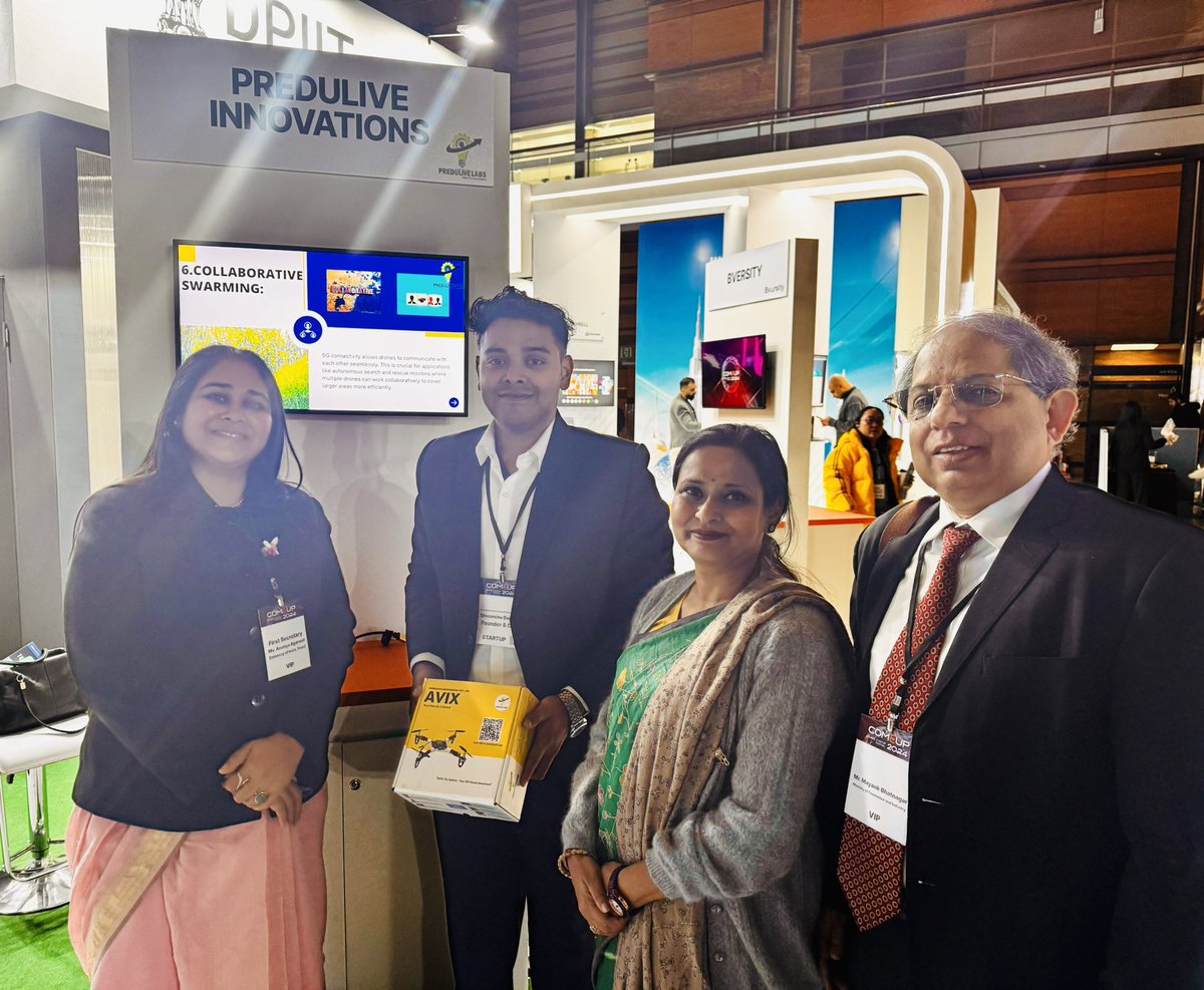 predulive's tweet photo. 🌟 #grateful for an incredible journey at #COMEUP2024 in Seoul! Our Founder, @ShivanshuDwiv14, proudly represented @predulive at the @startupindia Pavilion, showcasing our #AI-driven solutions and connecting with #global leaders. Big thanks to everyone who made this possible. https://t.co/BT1IJkT8qT