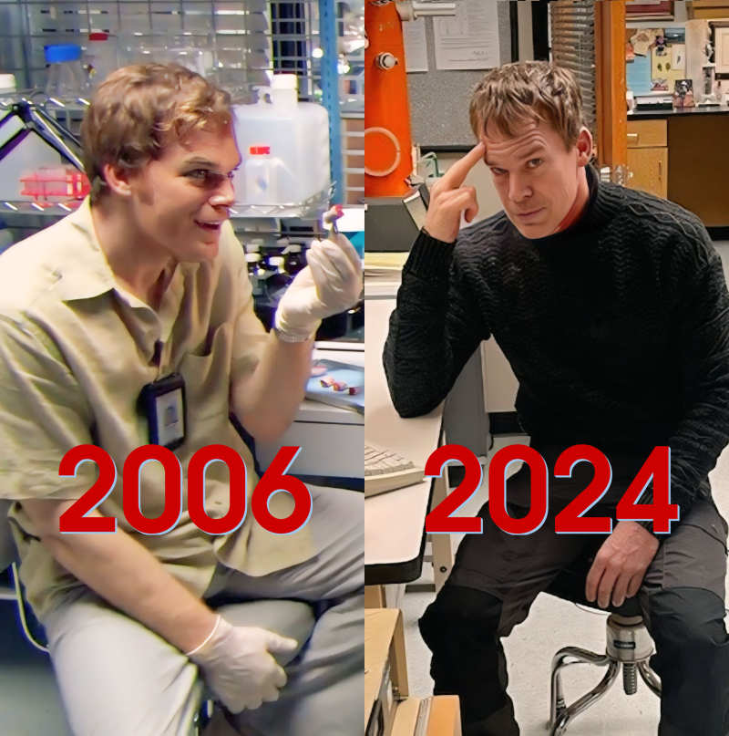 Same place, 18 years apart: 2006 vs. 2024

#DexterOriginalSin #Dexter