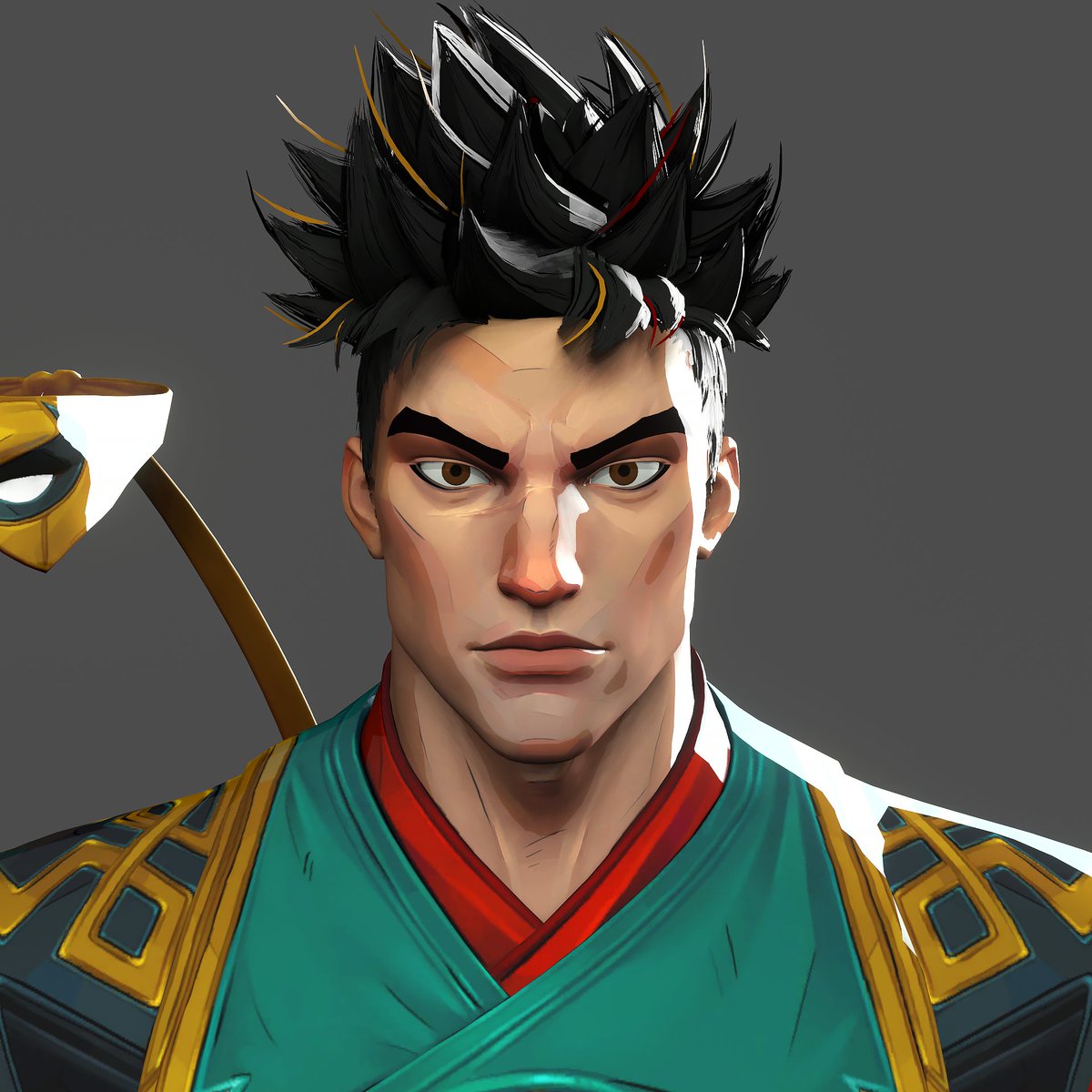_notrose's tweet photo. here's iron fist without his mask https://t.co/9nc0Ytw29u