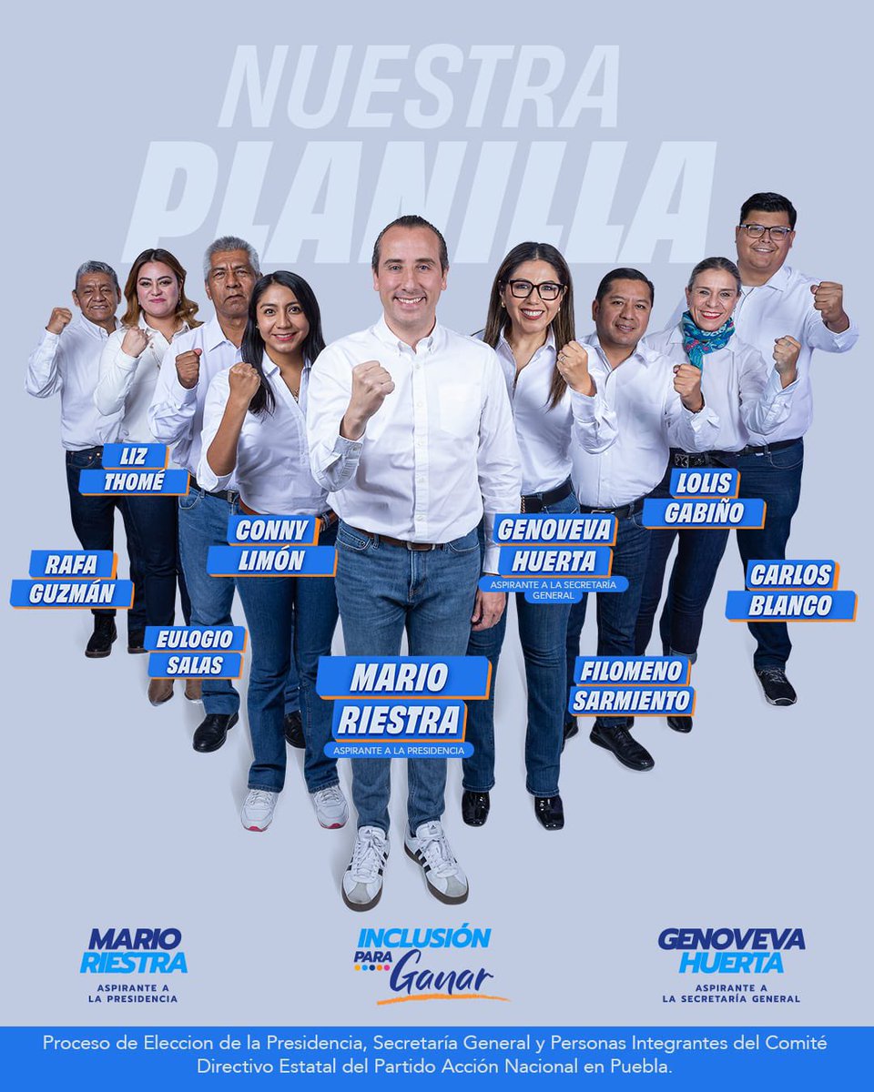 ignacio_angel's tweet photo. #EsOficial @marioriestra y @GenovevaHuerta aplastan a @eduardorivera01 y al Yunque burocrático. El ex edil perdió el poder y el partido. Un fracaso como siempre. Nuevos aires vendrán para el @PANPuebla2124 https://t.co/M9jrXKrGPV
