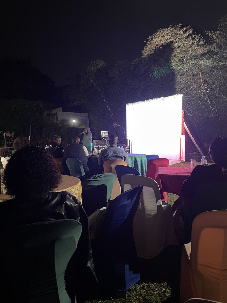 IamJaiksana's tweet photo. Watching a screening of @Sharon_Aziku’s trash woman movie in the backdrop of the moonlight… It doesn’t get better than this. @YoBoyKen_Ug @Ycm_chippa #Uganda https://t.co/kP6dAwBjV5