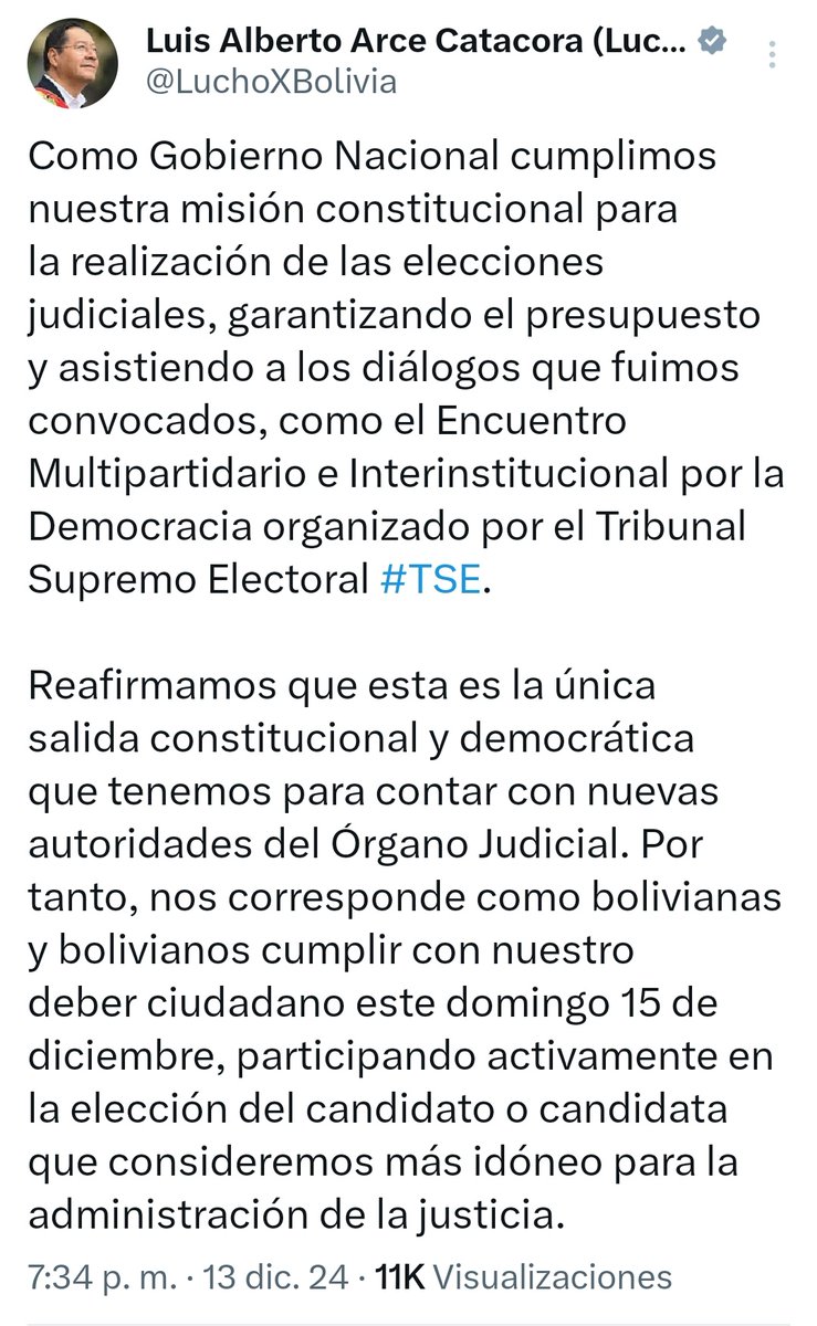 PatitaGastineZ's tweet image. #Incapaz, la misión era garantizar #EleccionesJudiciales Plenas para que se vayan tus secuases #AUTOPRÓRROGADOS y dejes de robar Bolivia y regalarla como lo hacían tus ex jefes neoliberales de quienes no pudiste alejarte.
