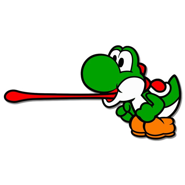 Austinvjames's tweet photo. @cumilq Sounded like Yoshi's sticking his tongue out https://t.co/Gmc5kB0Lba