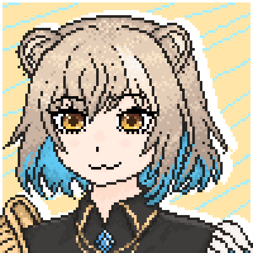 RyzaDraws's tweet photo. It's very subtle, but I experimented a bit with having cool and warm colored line-art. Around the hair the soft black has a blue hue to it whilst the rest of the artwork as a soft brown outline.

The face took quite a bit of adjusting last-minute but I think I managed to nail it. https://t.co/JeSKn11L6t