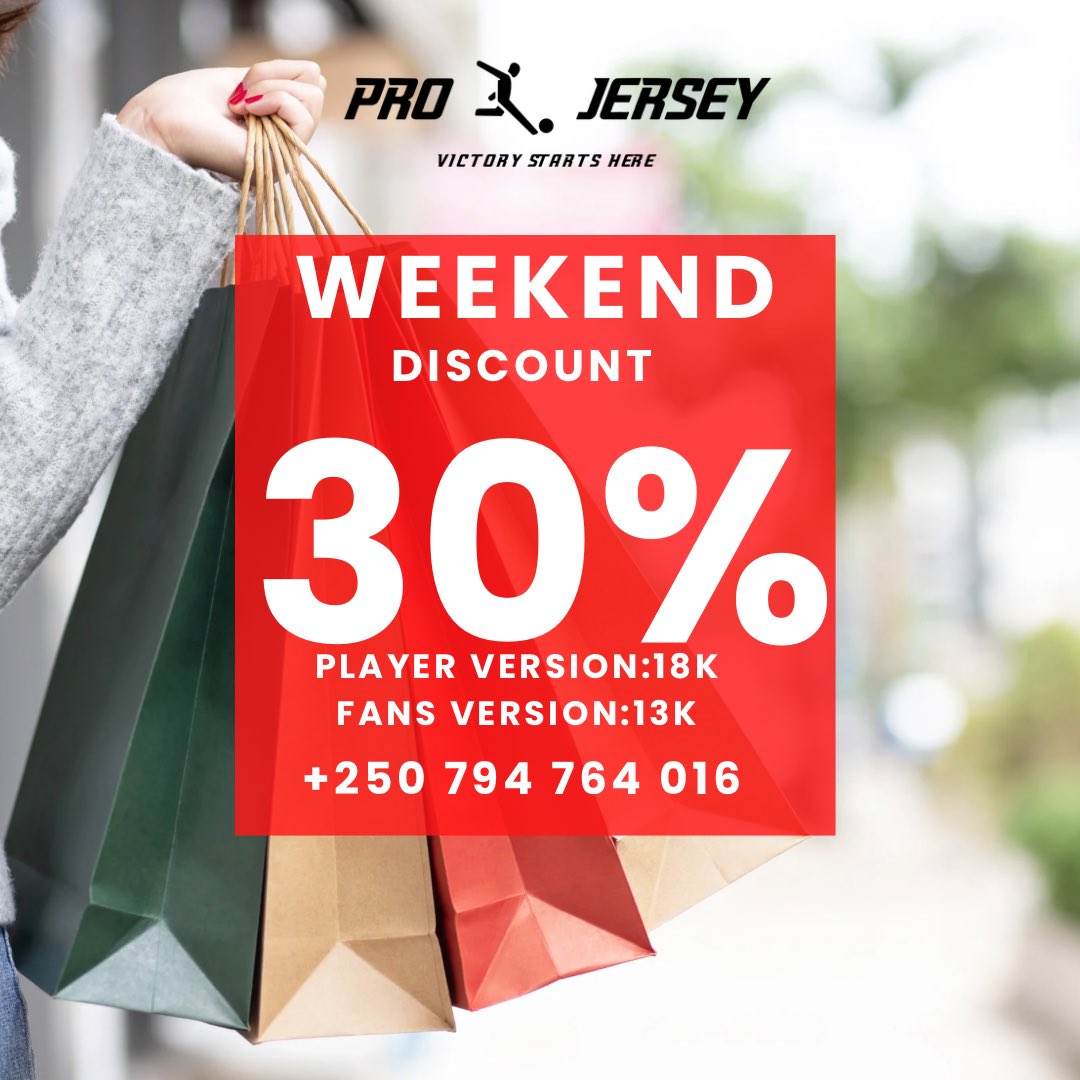 🛍️WEEKEND DISCOUNT 🛍️ 30% OFF 🛍️ 

CHIC BUILDING 
1st floor E023A 
near kigali today Office
☎️0794764016