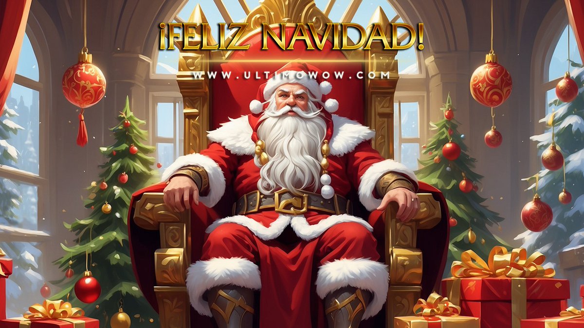 ¡La magia de la Navidad 🎅 brilla en UltimoWoW!
Por eso, hemos preparado algunas sorpresas especiales para ustedes:🎁 Regalos, 🎉 +30% más PD, 🥸  Concurso de moda navideña y 💠 Plataforma Constelar V2.

Más información: foro.ultimowow.com/topic/32086-la…