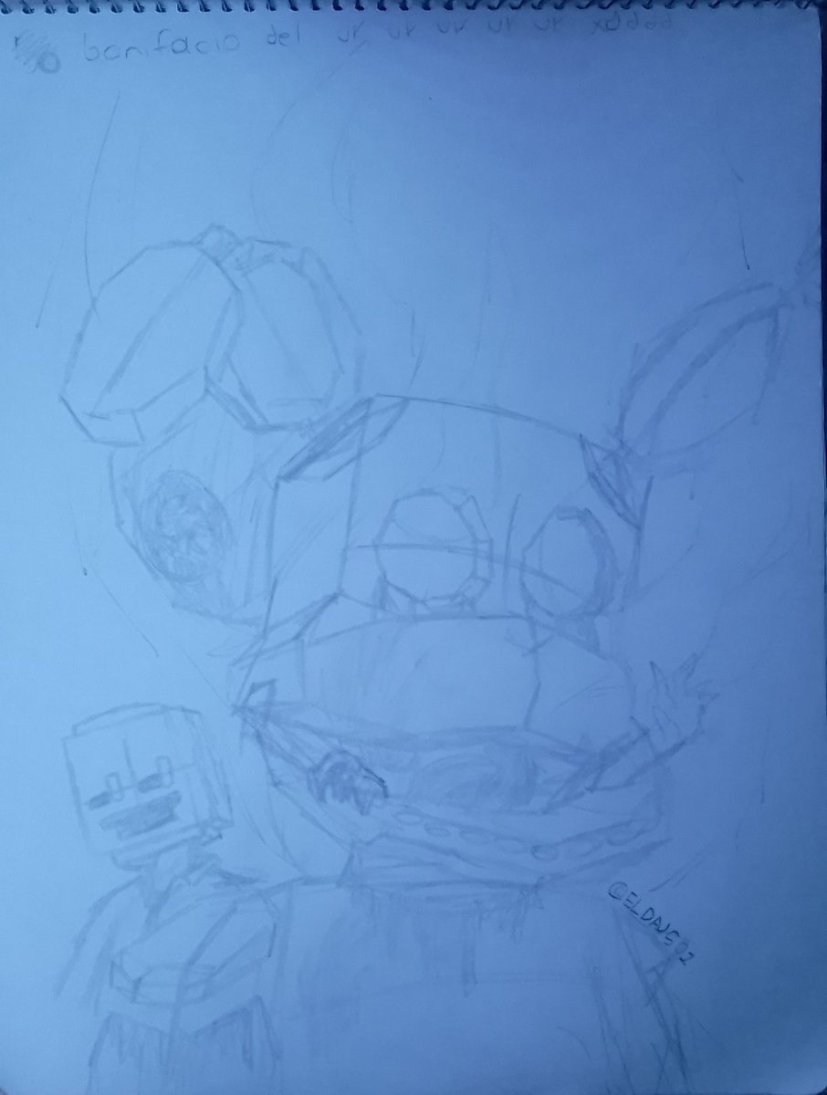 ElDAJ501's tweet photo. El Bonifacio :00000
Ya me dió flojera terminarlo xdd
#fnad #traditionalart #fnaffanart #art #conceptart #doodleart https://t.co/WUUeGC6WJh