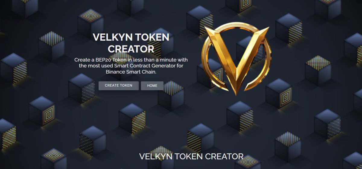 VelkynChain's tweet photo. https://t.co/Upw5ILtXj2

You can now created a BEP-20 directly on $VELKYN. https://t.co/2GsFPo3ouX