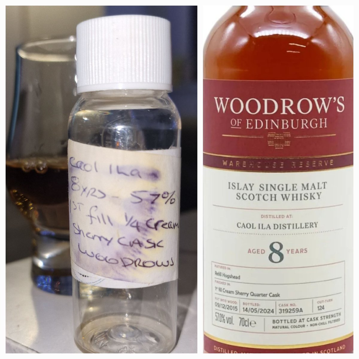 dnisbet250's tweet photo. Dram 324 of #Dram366
#CaolIla by
#Woodrows #WoodrowsOfEdinburgh
Peat, sherry
Sherry, smoke, peat
Smokey sherry
8
#BuyADram DoP
#BuyABottle No
#Scotch #Whisky #SingleMalt #SingleCask https://t.co/H7267yAdrQ