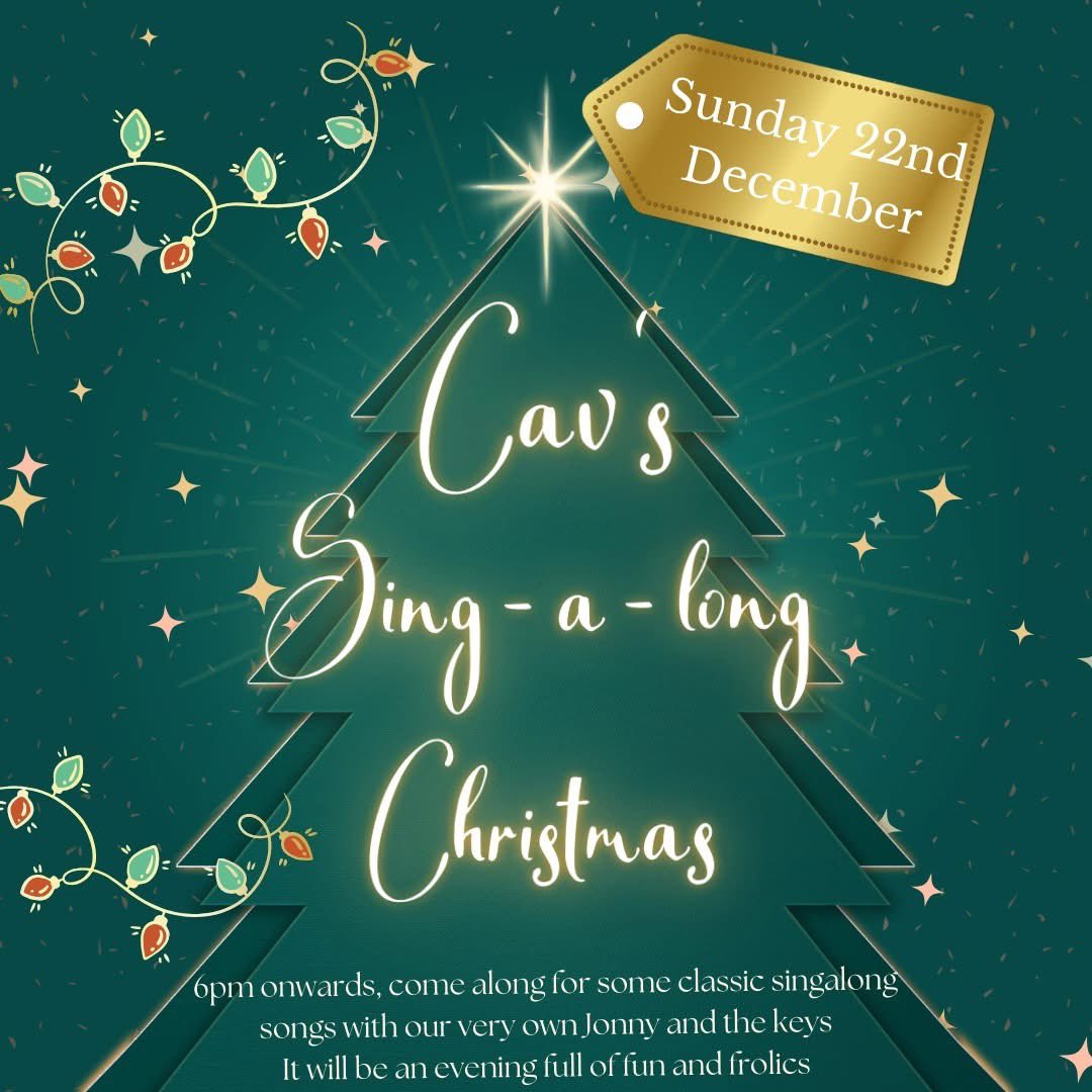 🥳It's all go down at the club! Next Sunday evening, from 6pm, we're holding our first Christmas Sing-a-long🎤

This promises to be a brilliant night and a great get together with friends. We look forward to seeing you all then 🎹
