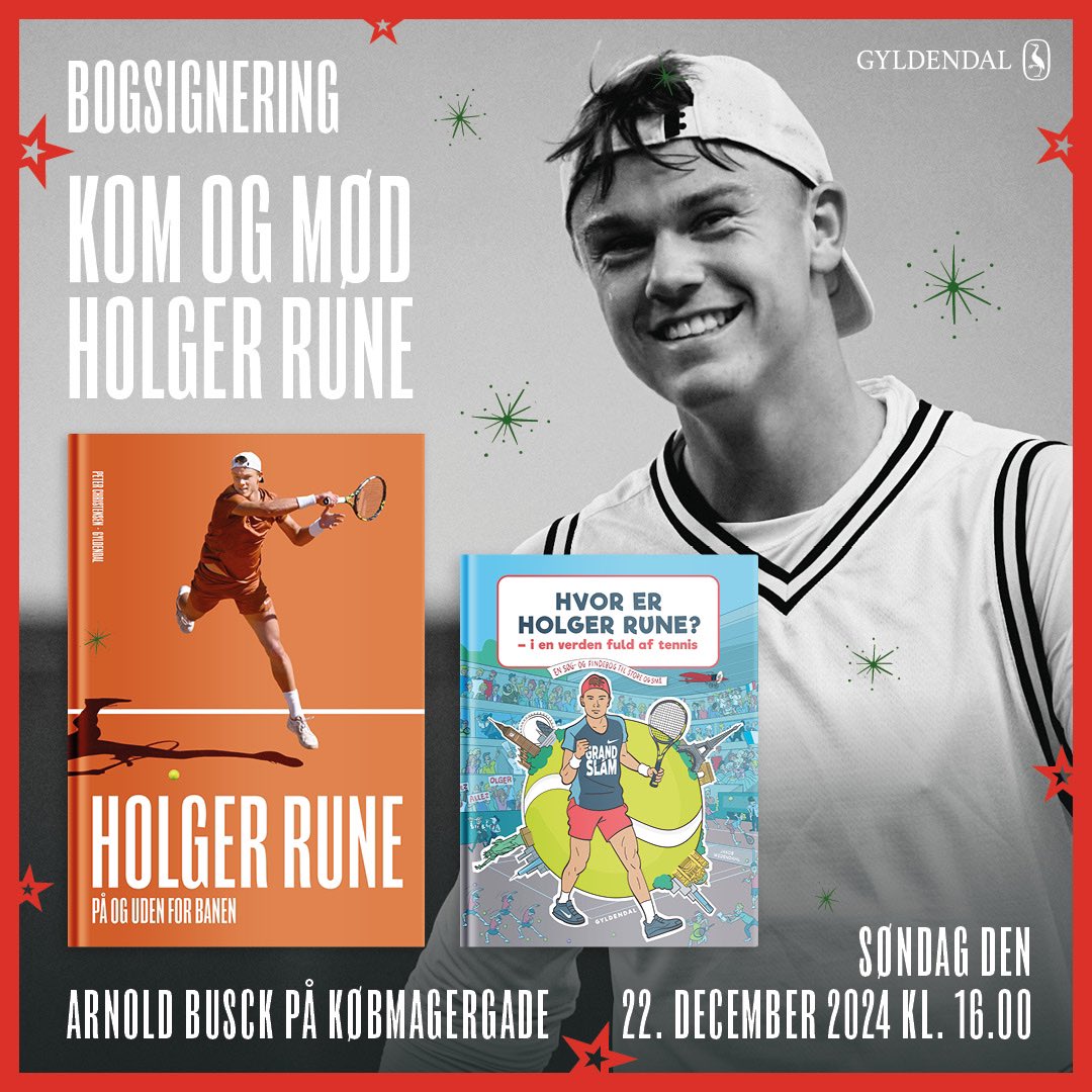 holgerrune2003's tweet photo. Kom og sig hej og få signeret mine bøger på søndag d. 22. December kl 16 hos Arnold Busck boghandel på Købmagergade i København . Jeg glæder mig til at se jer ✍🏼 https://t.co/HbDQyzobck