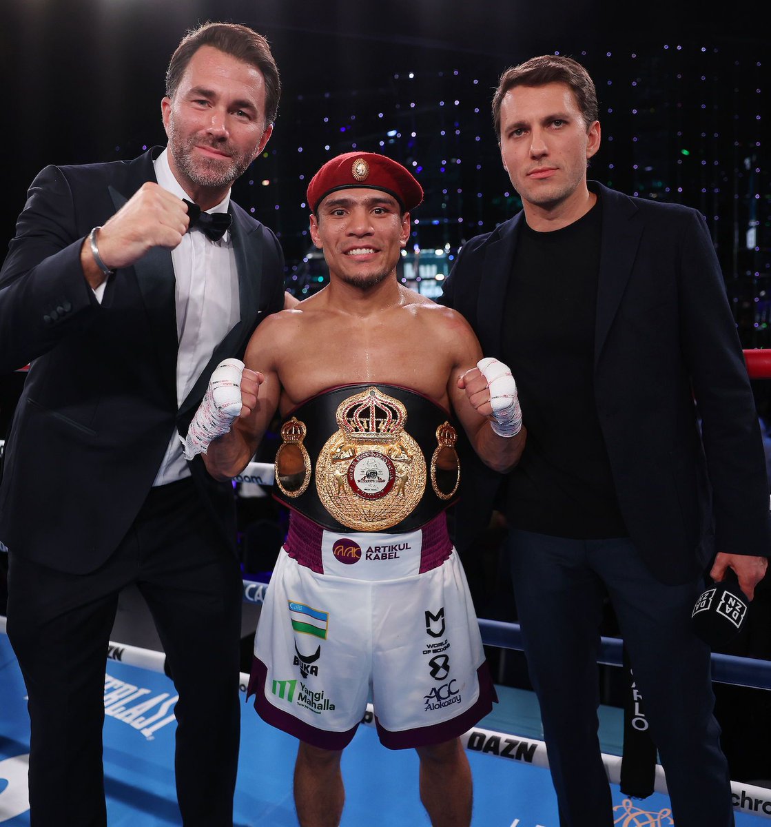 Murodjon Akhmadaliev fired up by undisputed dream, says manager Vadim Kornilov.

Read: buff.ly/3DgQeWF