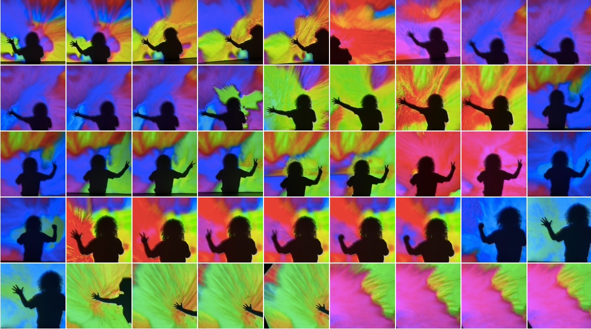 craigkmccall's tweet photo. Psychedelic Me - having fun with the installations at the ‘Color In Motion’ exhibit at the #AcademyMuseum. To the uninitiated not a bad overview of the various colour systems including Three-Strip Technicolor and features ‘The Red Shoes’. It runs until July 13th 2025. https://t.co/FHcbSysP01
