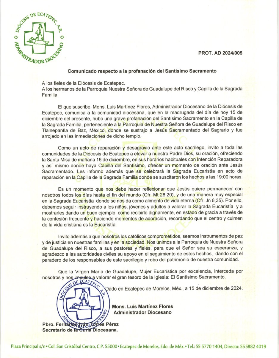 Diócesis de Ecatepec tweet media