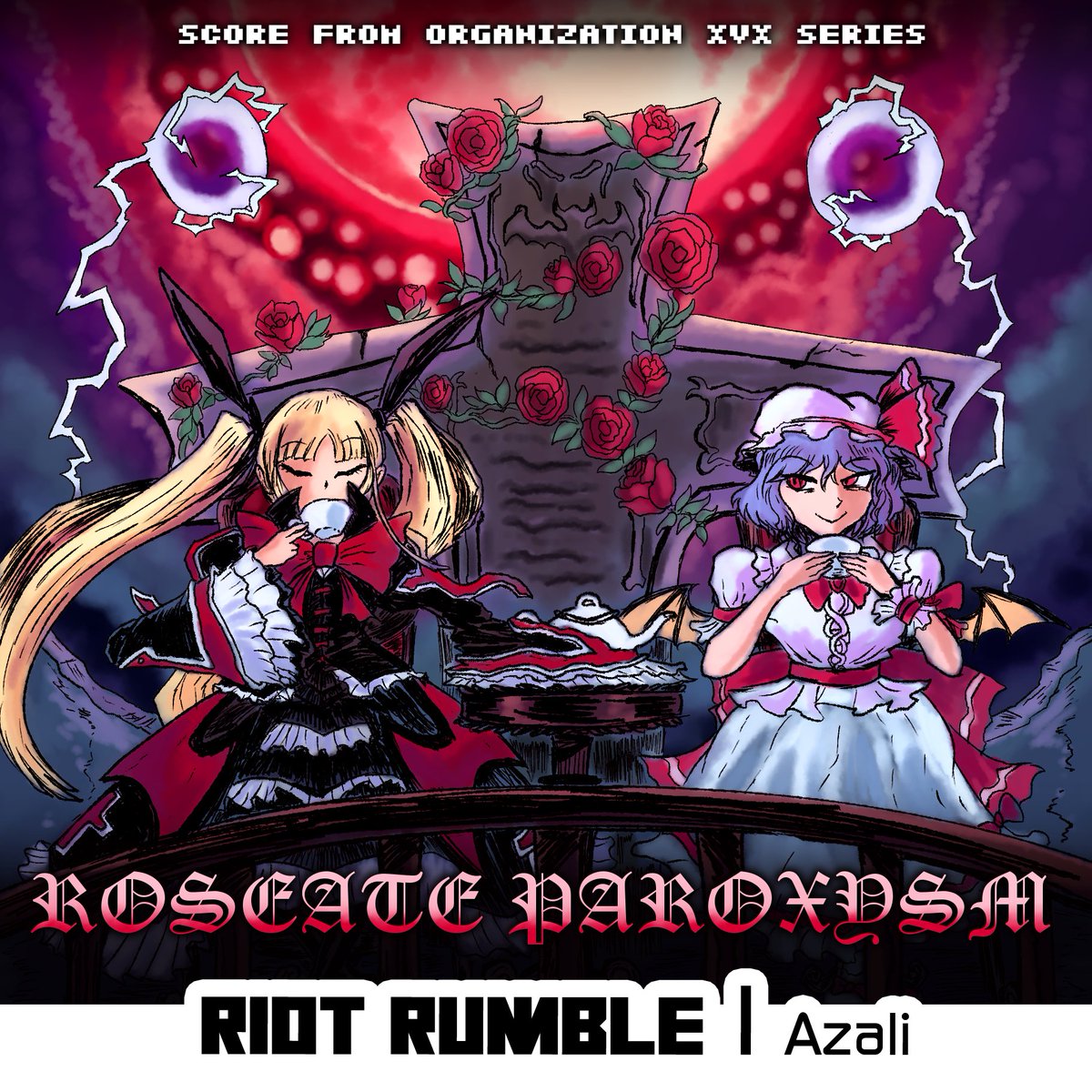 Dont Forget to check the "ROSEATE PAROXYSM (Rachel Alucard vs Remilia Scarlet)"
soundtrack: youtu.be/d7nGfQ2d01k 

Now available on Youtube
-------
Composed by: AZALI
Art box made by: <a href="/DK_DOArt/">DekHead</a>