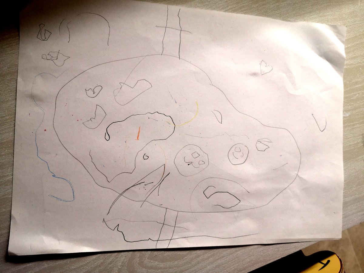 Oh it's nothing, just my 4yr old drawing a diagram of a frigging cell!