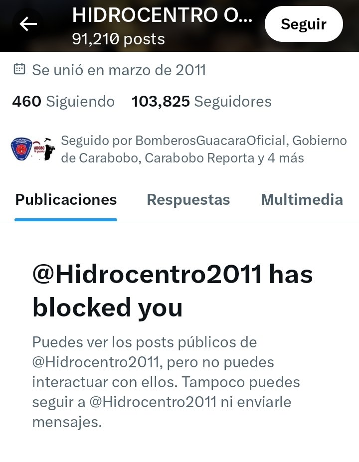 rincon_yudith's tweet photo. Entonces los señores de Hidrocentro me bloquearon para que no pueda yo reclamarles las fallas en el suministro de agua que por 15 años hemos  mantenido en  los conjuntos  Villas del Lago de la Parroquia Ciudad Alianza. 🤔 https://t.co/5rG3uj5h1L