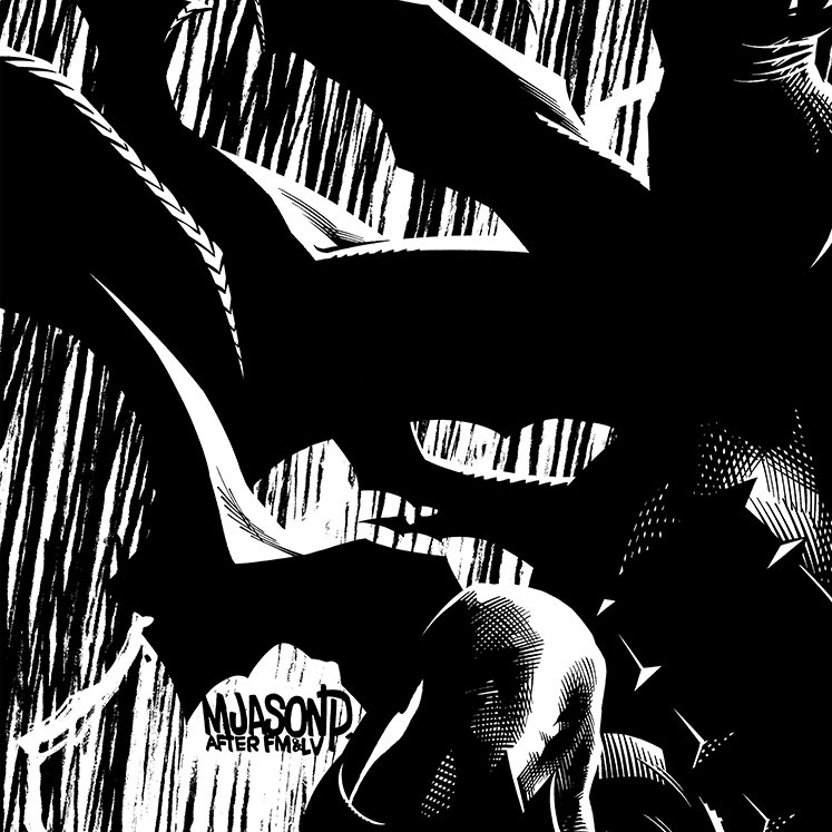 MJasonP's tweet photo. DARKSOLUTE BATKNIGHT! 

@DCOfficial with @Ssnyder1835 @dragotta_nick and @frankmartinbox Absolute Batman!

Homage after the great Frank Miller and Lin Varley.

#dc #dccomics #batman #batmancomics #absolutebatman #dcallin https://t.co/tsBiTg4hoS