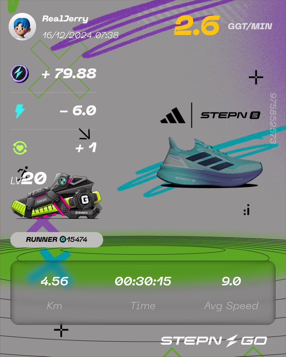 Here's my participation to #STEPNGOxadidas physical Ultraboost 5 Contest! Check <a href="/Stepnofficial/">STEPN GO</a> for more details!