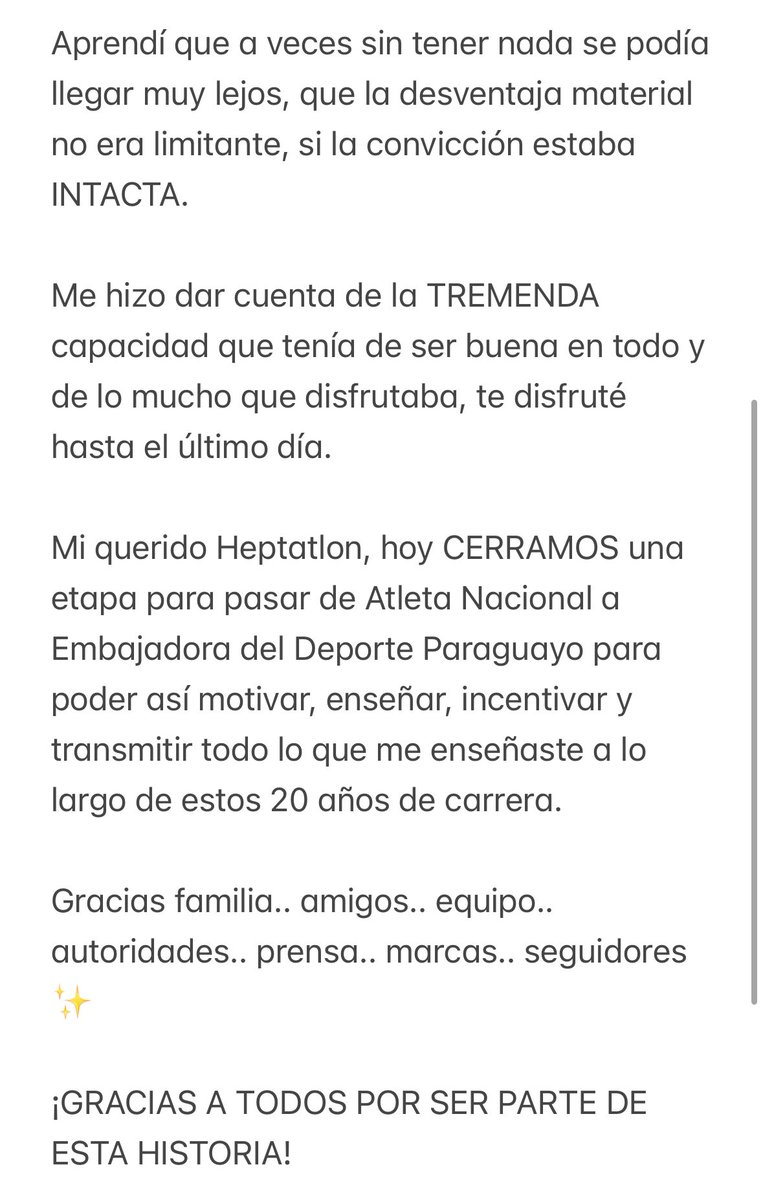 PanteraGuarani's tweet photo. 20 años de trayectoria.. Gracias familia.. amigos.. equipo.. autoridades.. prensa.. marcas.. seguidores..

¡GRACIAS A TODOS POR SER PARTE DE ESTA HISTORIA! https://t.co/S9Re5jZ4V9