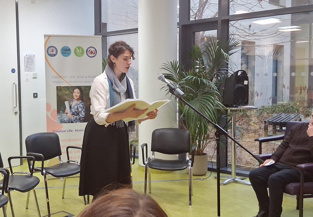 RoNevx's tweet photo. #CreativeLifeMISA Renew Projects 2024 Music in Hospital series took place.
 (CL-MISA-RIAM) Musicians in Residence, Lanyi, Anastasia &Grace @RIAMDublin showcase happened @stjamesdublin last week.
The responses were two new SJH songs; co-created & inspired by SJH staff, patients & older adults from the community.
#MusicAndHealth 2024
More to follow about the showcases again.