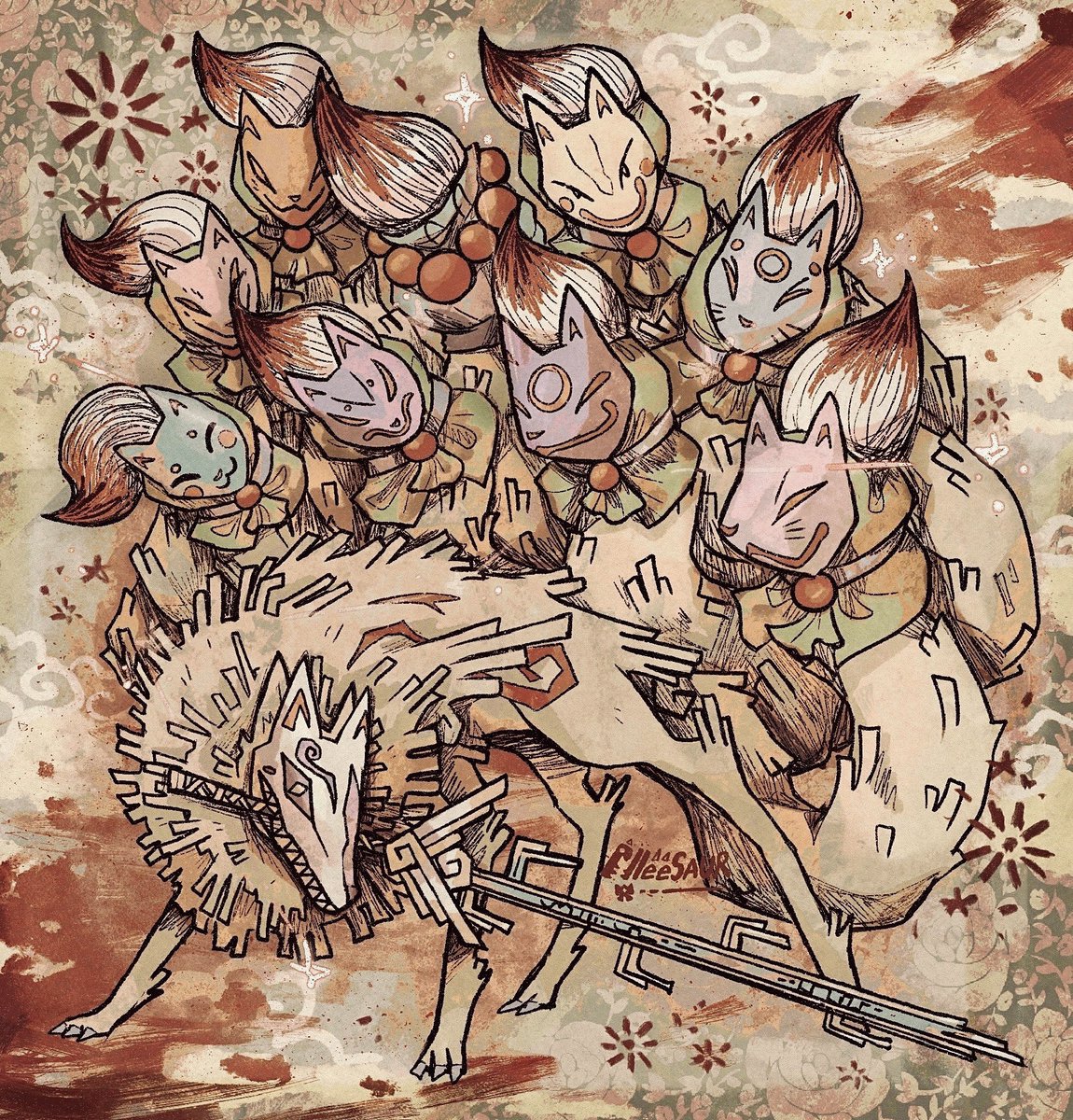 shoutouts to one of my fav kitsune designs ever
#okami