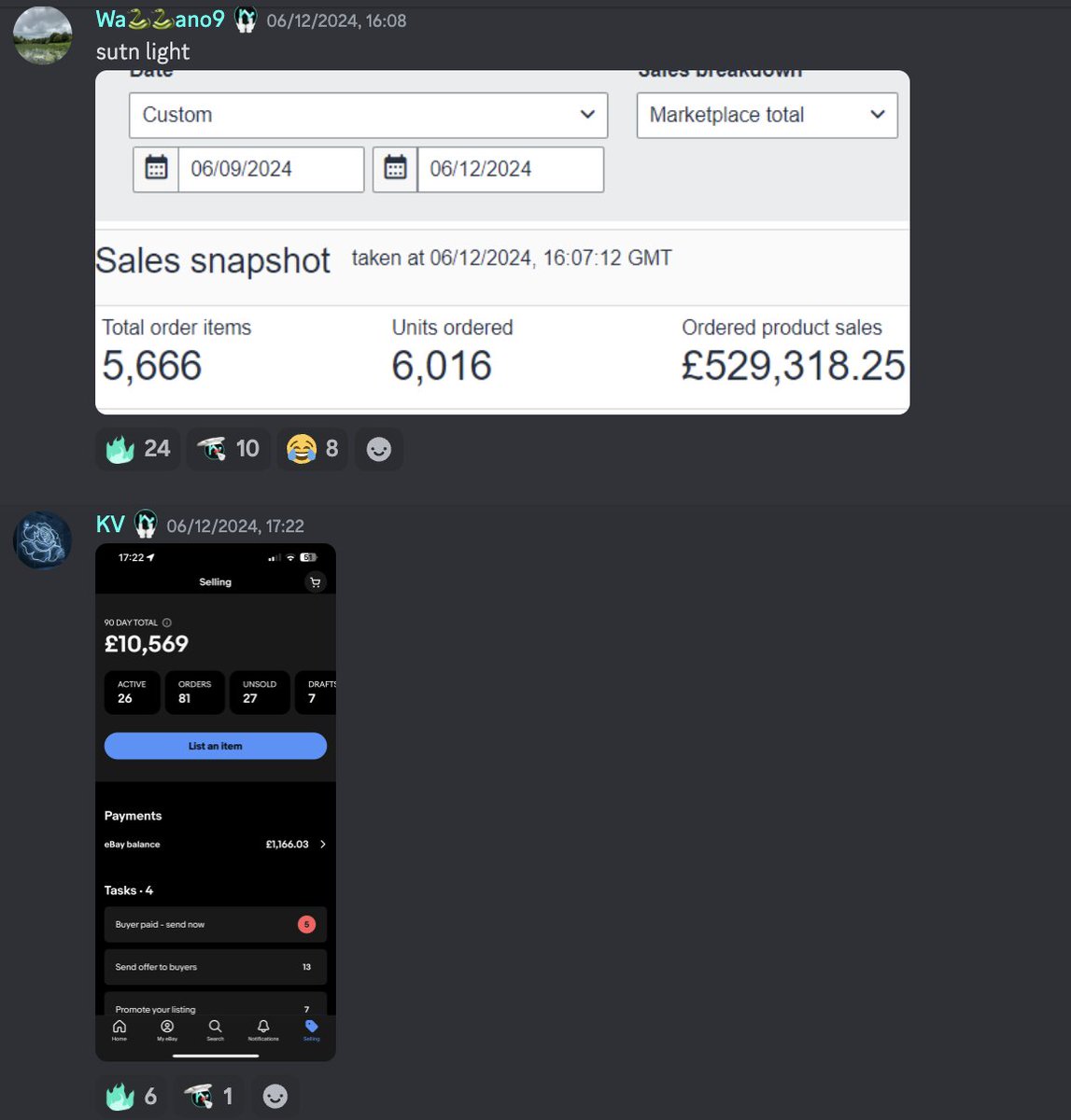houseofresell's tweet photo. 🤯£500,000 in sales

🧑‍🍳Our members stay cooking https://t.co/ZzWKys7E0N