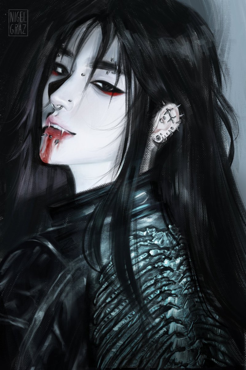 NigelGraz's tweet photo. Hachiro my +700yo oc...his evil dead eyes and mirthless smile have captivated me https://t.co/rEQBQw4to6