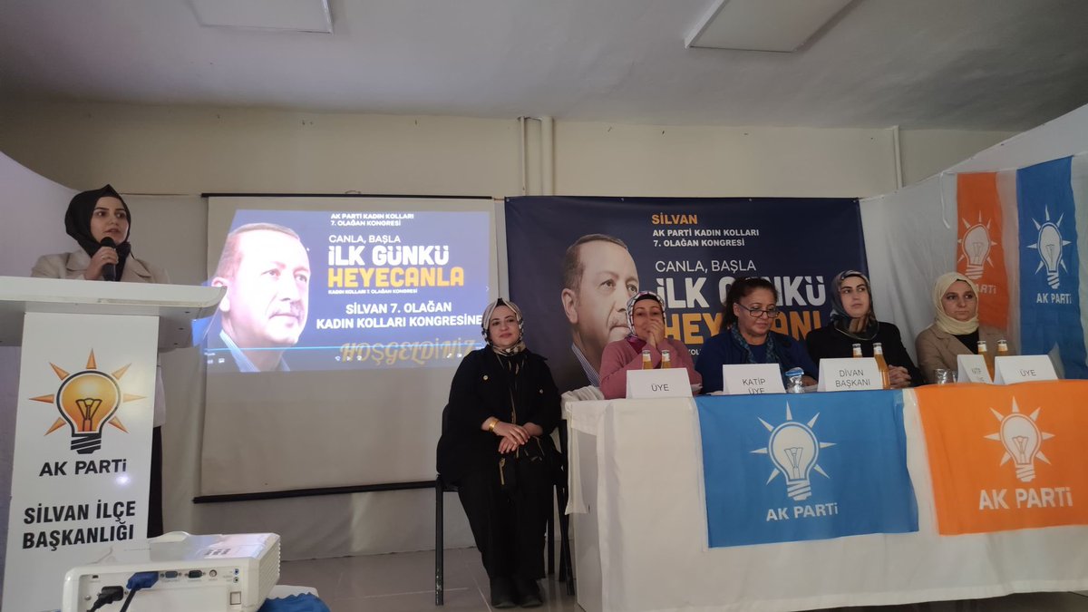 Akkadindiyarbkr's tweet photo. 📌Silvan 
Silvan 7. Olağan Kadın Kolları Kongremizi coşkulu bir şekilde gerçekleştirdik. 
Yeniden güven tazeleyen Sn. Esra Karadaş başkanımızı tebrik ediyoruz.Hep birlikte, büyük bir azimle yola devam edeceğiz.
Umudun,İcraatın,Geleceğin Adı AK Parti!
@mervenurseyit https://t.co/7epFfMjNmX