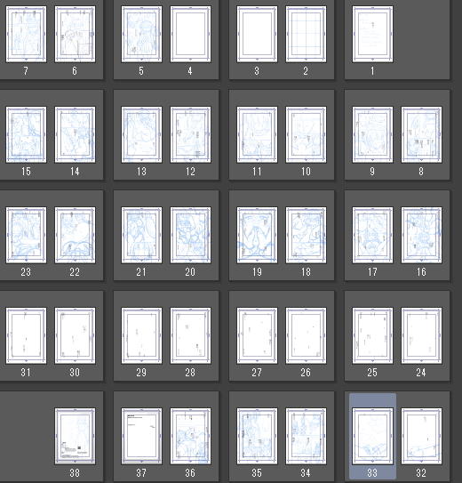 コマ割りも構図も決まってない24-31P以外のラフは大方倒せた気がするので、今宵はもはやこれまで…
戦域より離脱する(:3[_____] 
