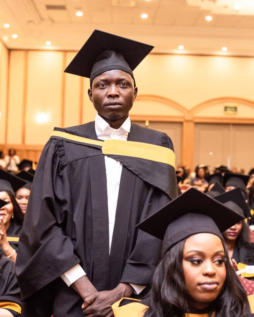 Abel Siseho Mubita, a security officer at NUST, is the Diamond of the Year! His inspiring journey from humble beginnings to academic success is a testament to hard work and determination. #Namibia #education #inspiration #successstory