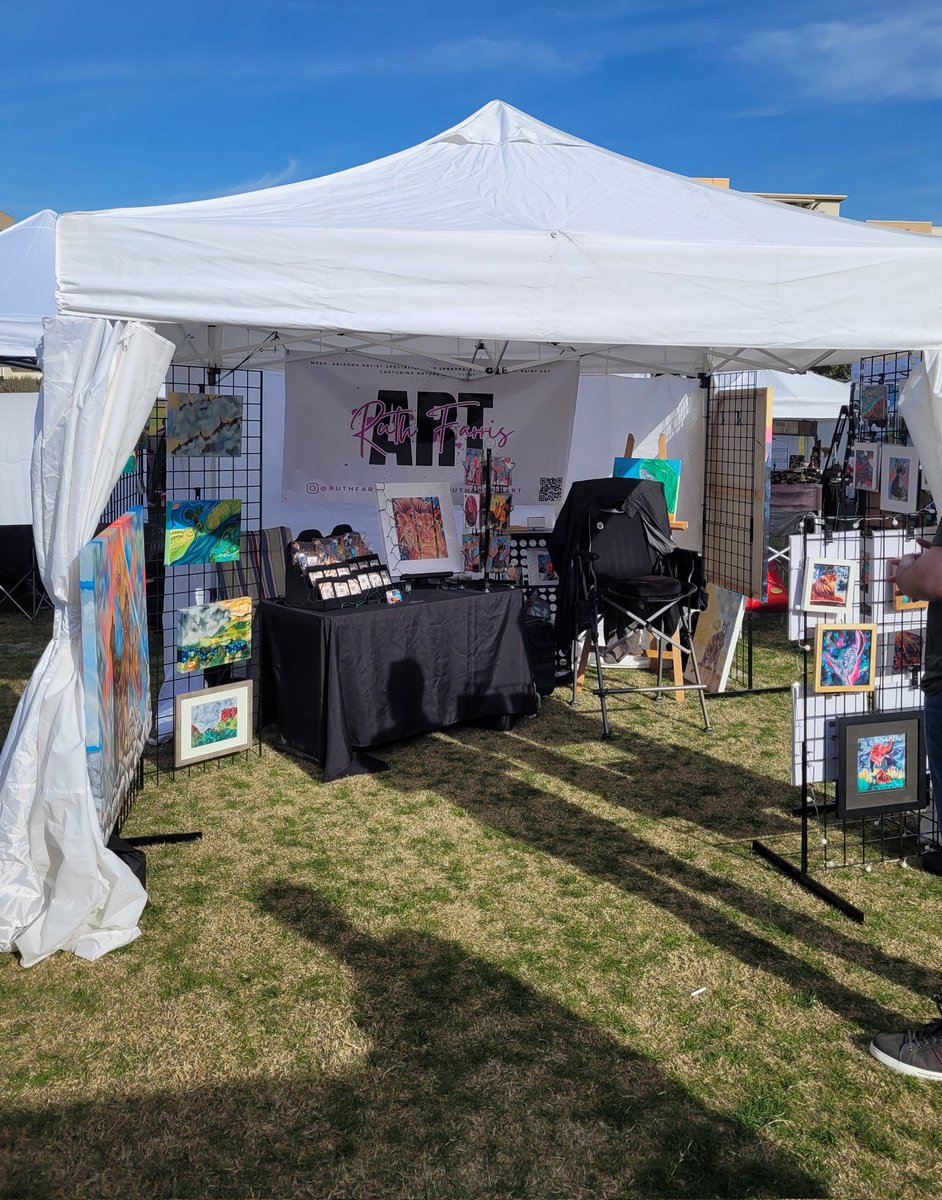 I am at phoenix festival of the arts until 5pm!