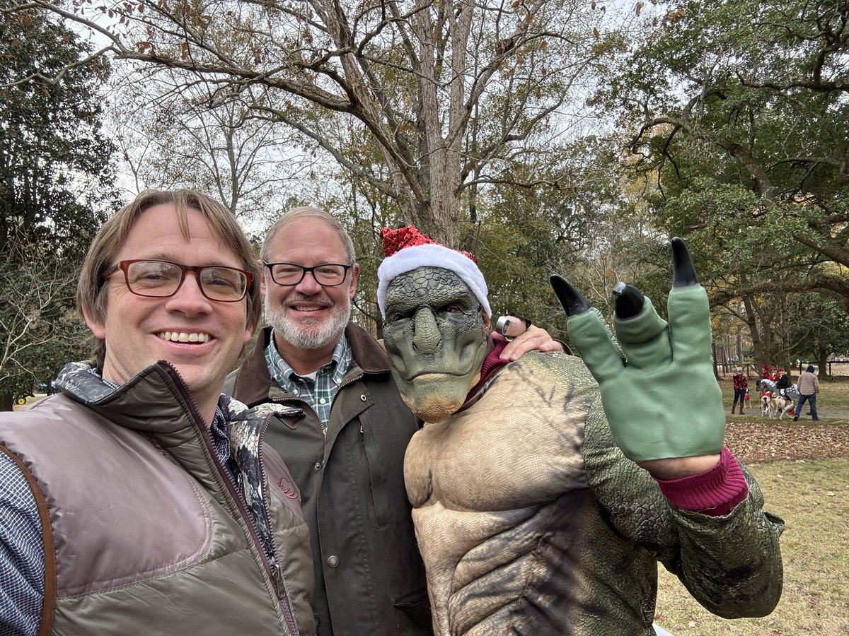 Had a great time at the Boykin Christmas Parade today! From festive floats to great company like Rep. Will Wheeler, to running into the legendary Lizard Man himself, Rep. Cody Mitchell—it’s always a joy to see familiar faces in our community. #BoykinChristmasParade #HolidaySpirit