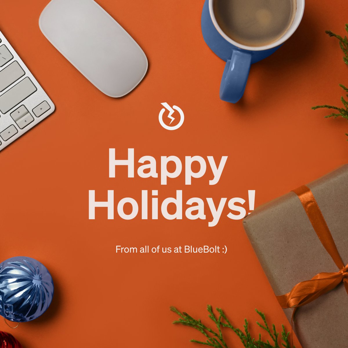 Happy Holidays from BlueBolt!

This holiday season, may you find joy, peace, and quality time with your loved ones.

Wishing you and your loved ones a joyful and prosperous holiday season!

#HappyHolidays #BlueBoltFamily #ThankYou #WishingYouWell