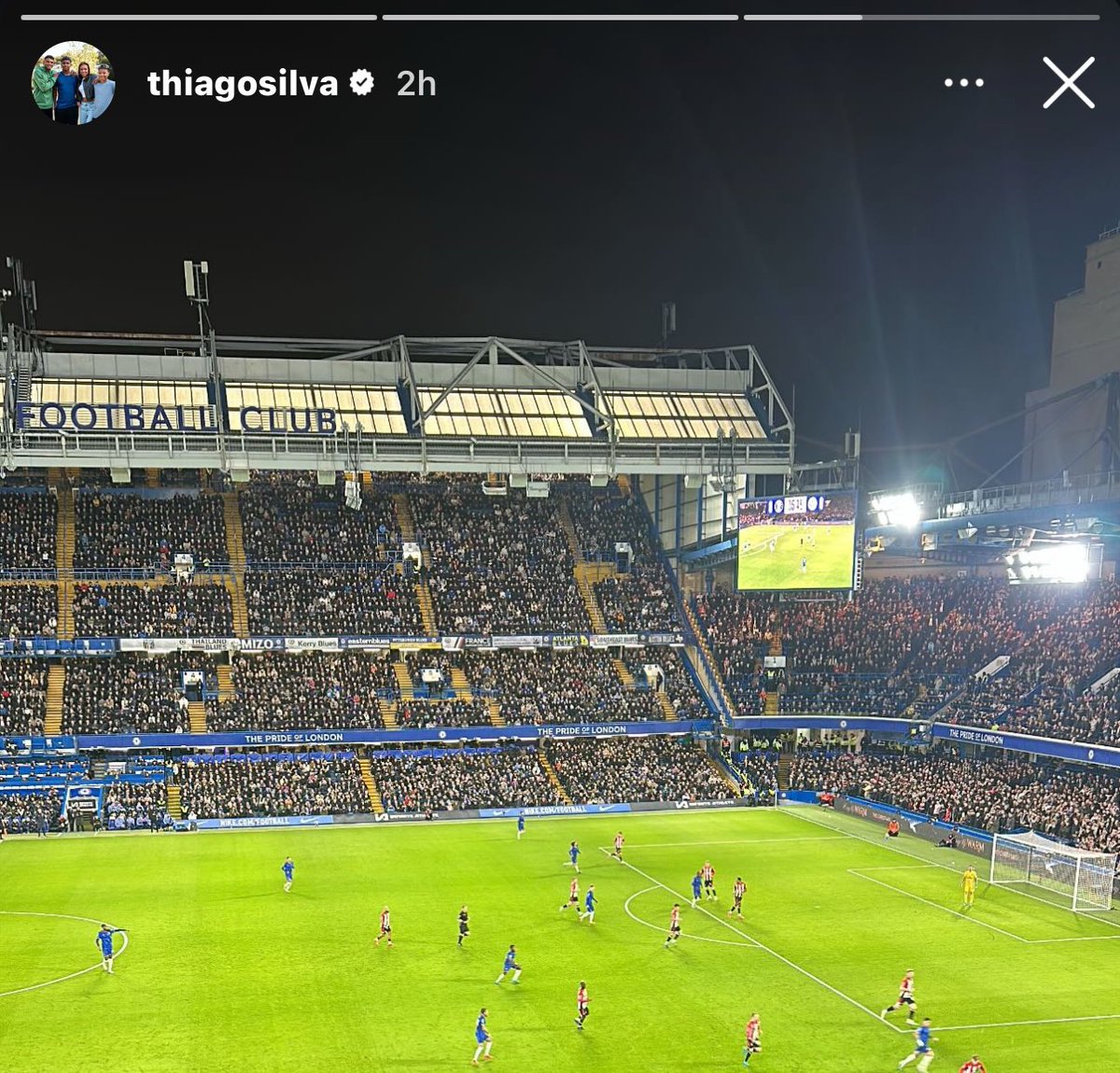 CFCdruw's tweet photo. Thiago Silva at the Bridge

I can’t stop smiling https://t.co/NpLxmvBI7j