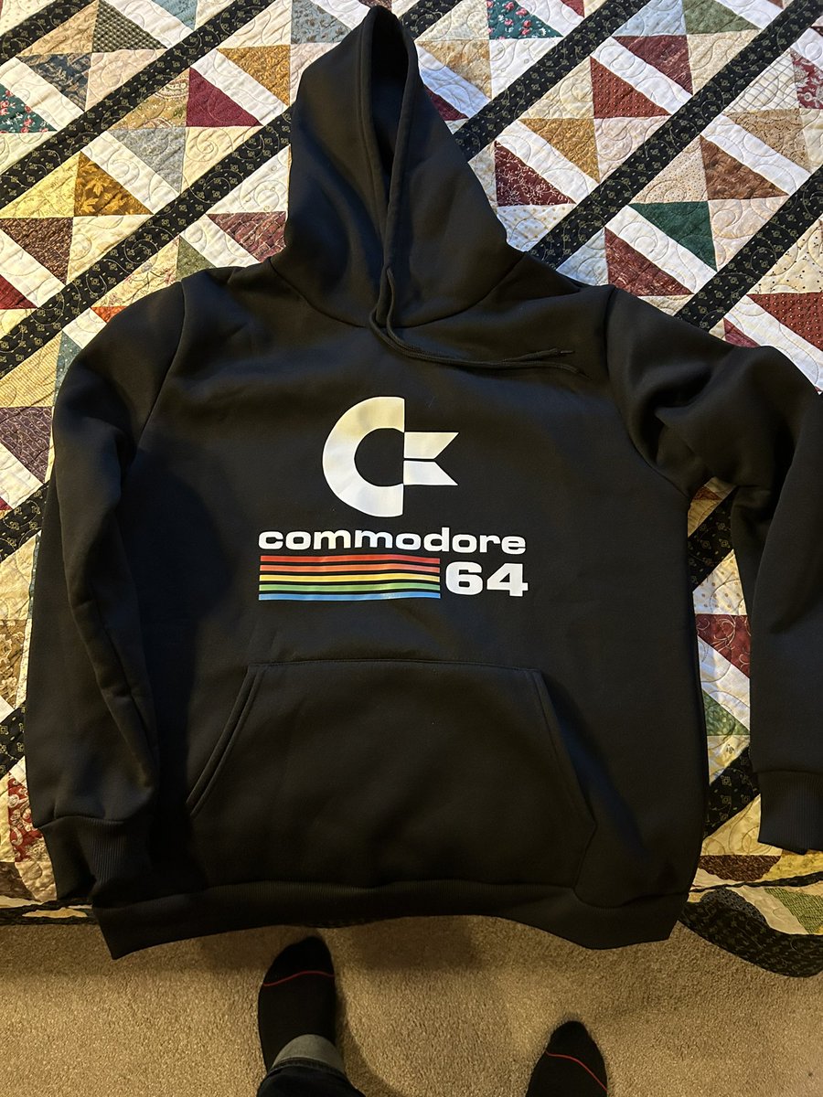 gregnacu's tweet photo. My boss knows me well. Here’s what she gave me for Christmas this year. Pretty sweet! I’ll wear it proudly. #C64 https://t.co/Xh5IBfJzrT