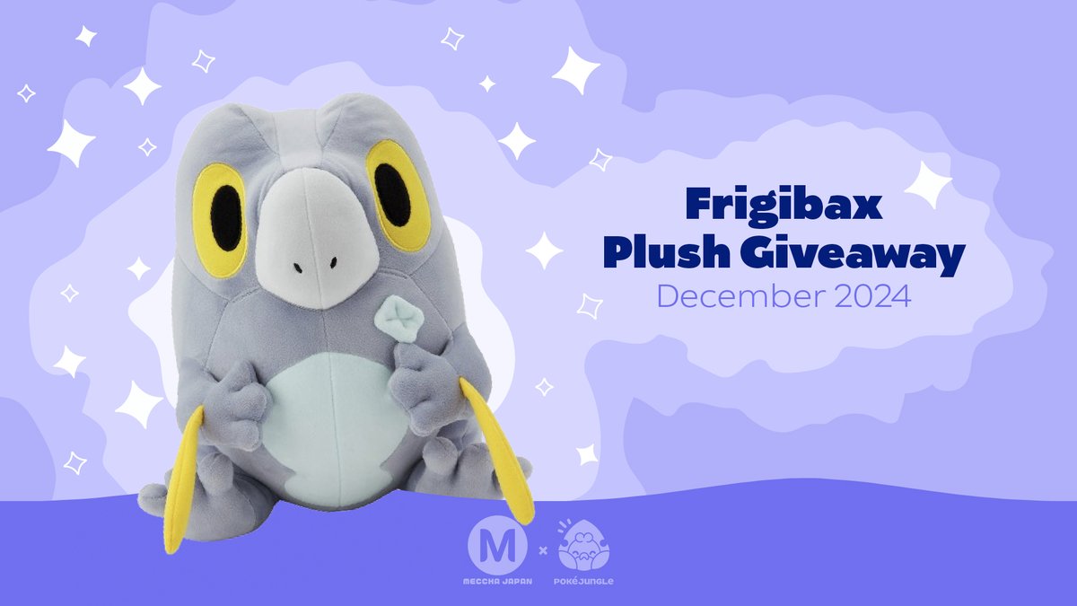 pokejungle's tweet photo. 🥶DECEMBER GIVEAWAY🥶
Frigibax is cooling things down for our latest giveaway! Win this super soft and squishy plush; here's how to enter:
1️⃣Follow @pokejungle and @mecchaJP
2️⃣Retweet this tweet🔁
3️⃣Complete entry form: https://t.co/IFEQH5UUhi
🌐Open worldwide, ends Jan 4!