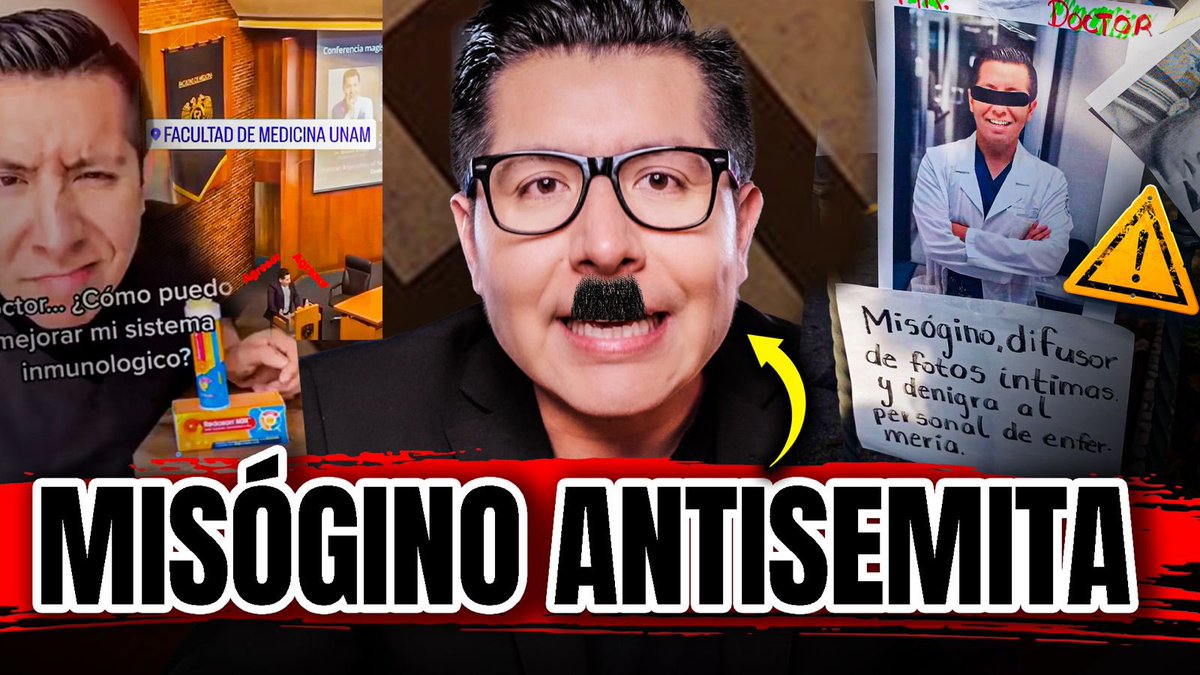 ⚠️ MR DOCTOR ODIA a los JUDÍOS y a las MUJERES ✡️

🚨Aquí las pruebas 🧵