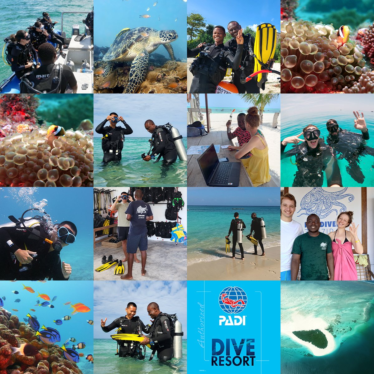 Dive into Paradise with PADI ✨🤿

Learn to scuba dive in the warm, clear waters of Zanzibar and Pemba Island. Limited spots available for this unforgettable holiday experience! 🐠🪸

🌐 fundiverszanzibar.com/padi-courses 

<a href="/PADI/">PADI</a> 
<a href="/DiveSafety/">DAN Southern Africa</a>