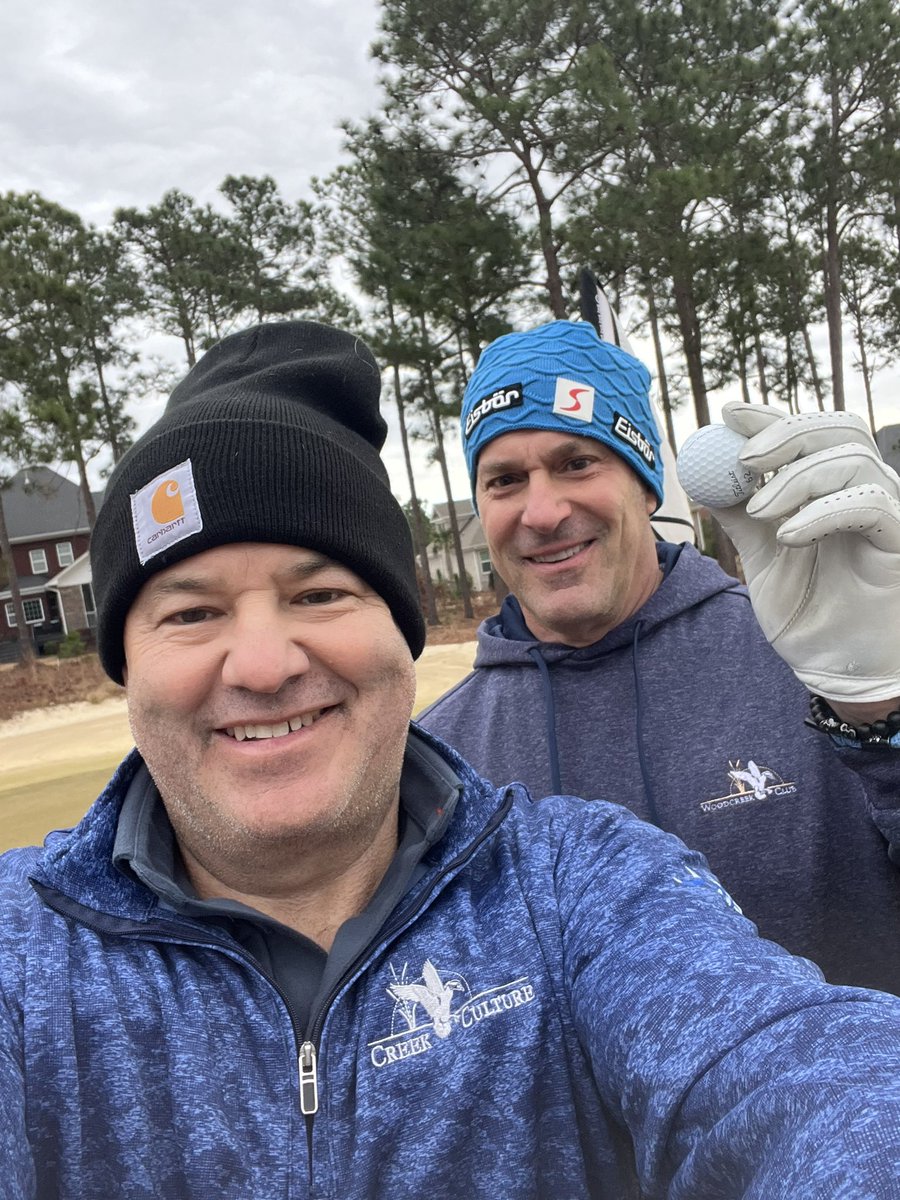 TheEricBland's tweet photo. Life is funny sometimes. I’ve been golfing over 45 years. I went 45 years without a hole in one and today I got my second one of 2024.  I guess all I had to do was break the seal. I did it with my good friend Rob Lapin today and he was also with me with my son Davis when I got my first one earlier this summer. He’s my good luck charm. Go figure. EB