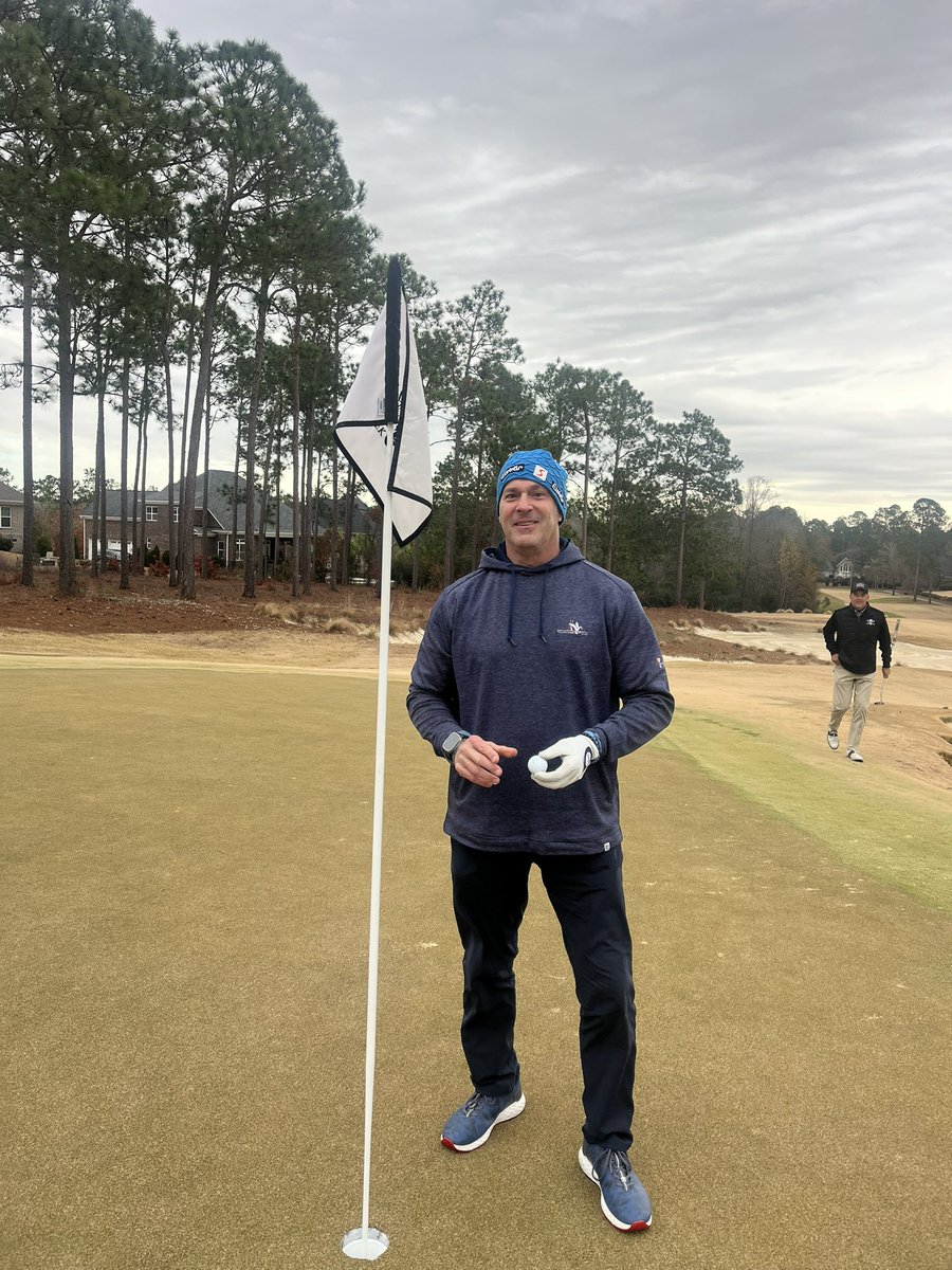 TheEricBland's tweet photo. Life is funny sometimes. I’ve been golfing over 45 years. I went 45 years without a hole in one and today I got my second one of 2024.  I guess all I had to do was break the seal. I did it with my good friend Rob Lapin today and he was also with me with my son Davis when I got my first one earlier this summer. He’s my good luck charm. Go figure. EB