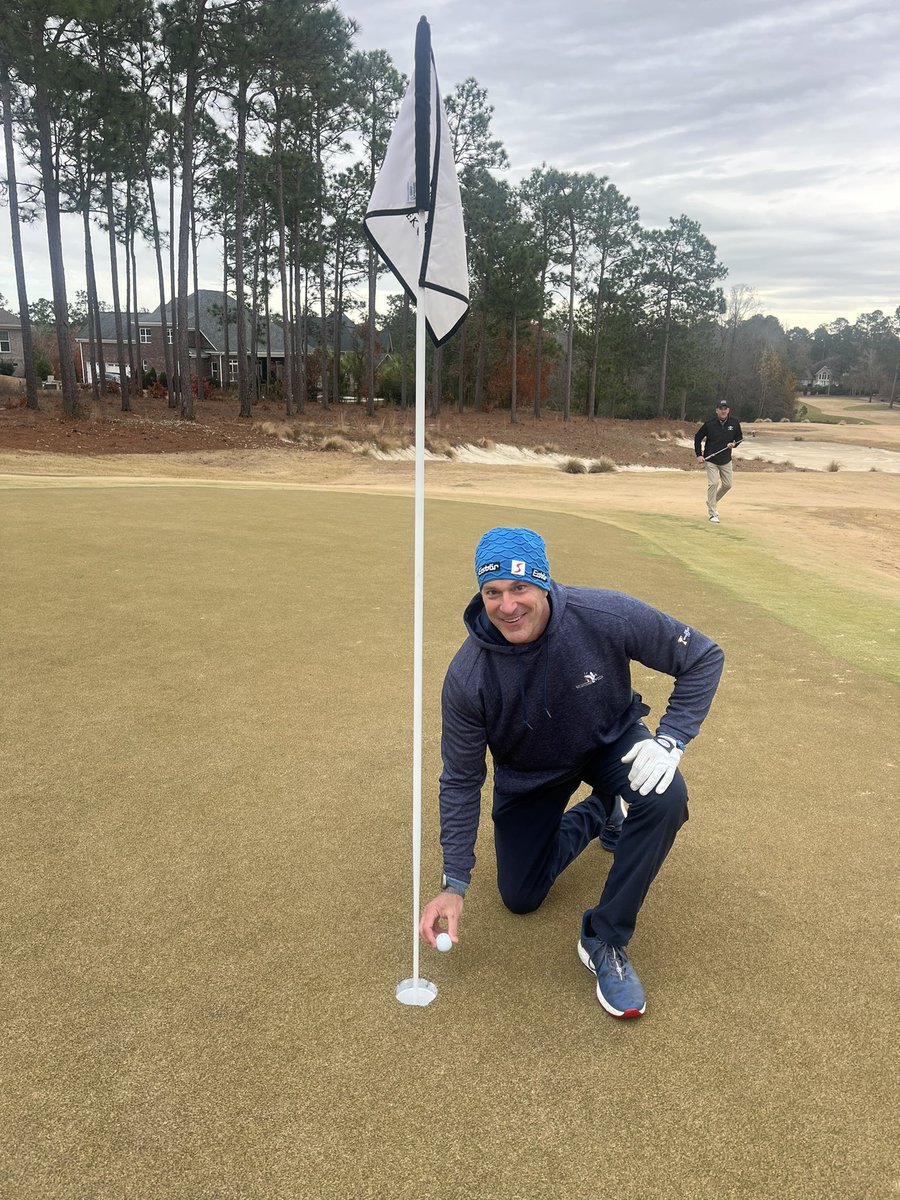 TheEricBland's tweet photo. Life is funny sometimes. I’ve been golfing over 45 years. I went 45 years without a hole in one and today I got my second one of 2024.  I guess all I had to do was break the seal. I did it with my good friend Rob Lapin today and he was also with me with my son Davis when I got my first one earlier this summer. He’s my good luck charm. Go figure. EB