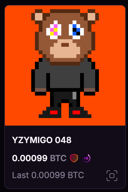 Sell me all your <a href="/yzymigos/">YZYMIGOS 🟧</a> < 1 BTC then go fuck off