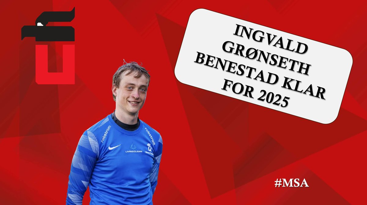 MSA: Vår keeperspiller Ingvald Grønseth Benestad har signert for ny sesong i Ullern!😍 

Ingvald etter signeringen: "Jeg gleder meg til en ny sesong, der vi som lag og enkeltspillere skal jobbe for å ta steg, for at 2025-sesongen skal bli så god som mulig".

Kjekt opp mot 2025!