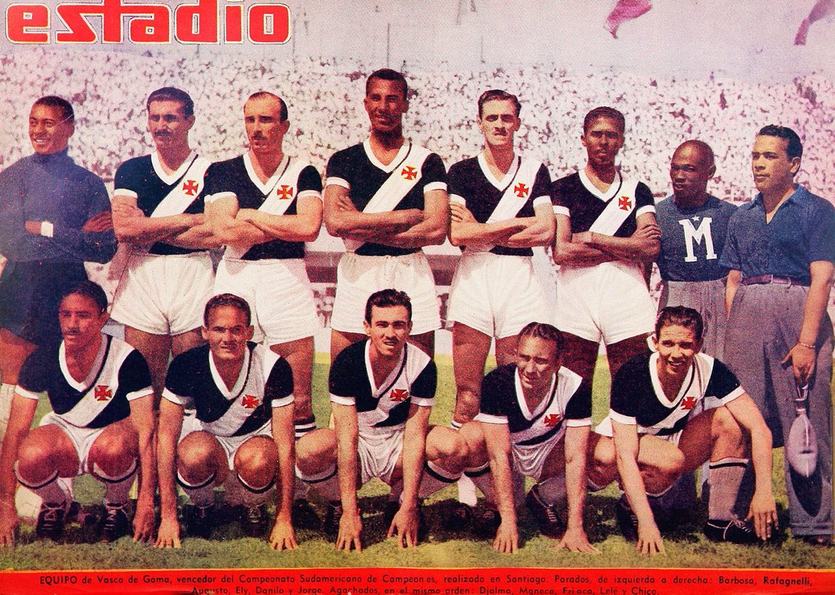 OOCSudaca's tweet photo. Dato Curioso👀
Vasco💢  fue el primer campeón continental del mundo en 1948 https://t.co/383sAj34zM