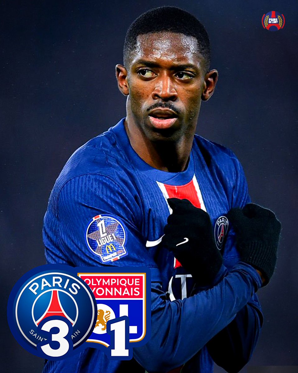 Xparisnolimit's tweet photo. ❤️💙😈 PARIS INVAINCU AVEC 7 POINTS D’AVANCE !

PSG 3️⃣x1️⃣  LYON

⚽️ Buts : Dembélé 8’, Vitinha 14’pen, Ramos 89’ / Mikautadze 40’ 👏🏽👏🏽👏🏽

👑 Classement :
🥇 PARIS 37pts +28
🥈 marseille 30pts +14
🥉 Monaco 30pts +12
4️⃣ Lille 27pts +10
5️⃣ Lyon 25pts +7 https://t.co/XocloCVg1T